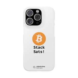 "Stack Sats!" Slim Case Compatible With iPhone